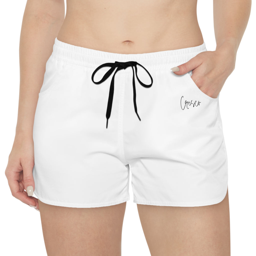 Casual Women's Shorts — Black Script 'Grace' Lounge Shorts